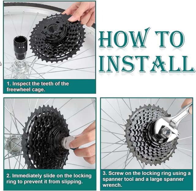 Thumbnail 5 de Romon Outils Démonte Cassette Vélo 8–10V