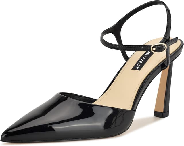 Detalle de Nine West women’s Dres dress pumps with pointy toe and buckle closure