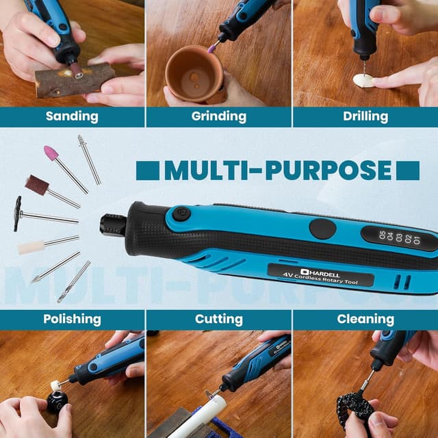 Thumbnail 4 de HARDELL Mini Trapano 4V con 69 accessori
