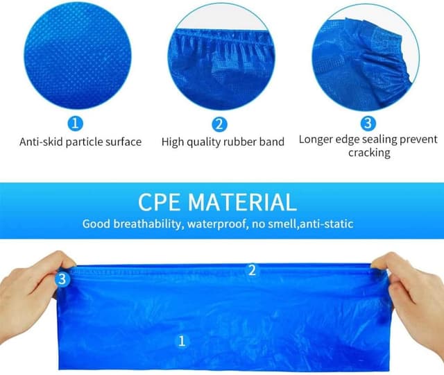 Thumbnail 2 de WUJUN Disposable Shoe Covers 100 Pack