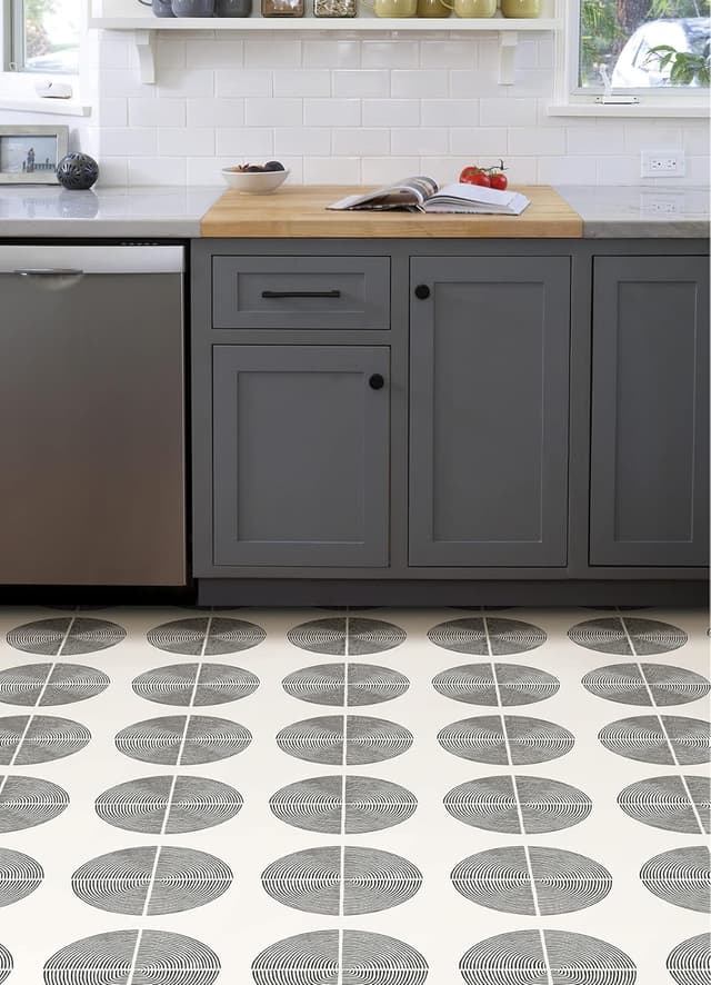 Detalle de FloorPops Luminary Peel & Stick Floor Tiles (12 x 12 in, 10 tiles per pack)