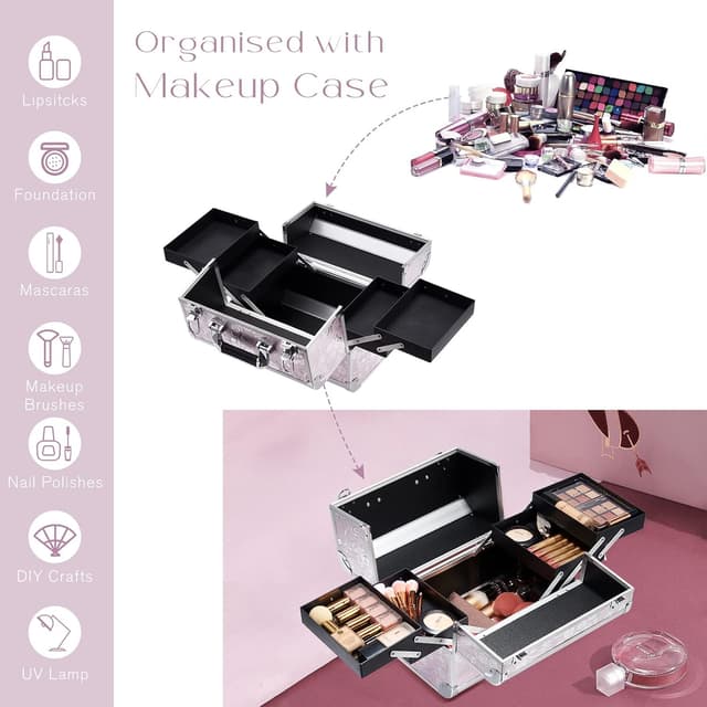 Thumbnail 5 de Malette maquillage professionnelle 32 x 21 x 26 cm 💄