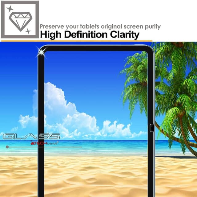 Thumbnail 4 de TECHGEAR 2 Pack iPad Glass Protectors