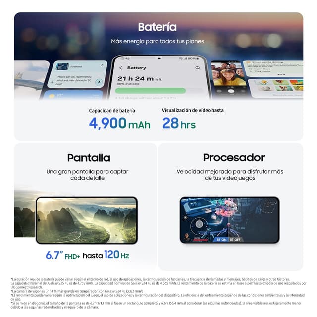 Thumbnail 5 de Samsung Galaxy S25 FE 8GB + 512GB móvil libre 📱