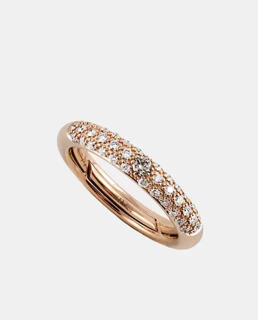 Detalle de Adolfo Courrier Anillo Pop de oro y diamantes