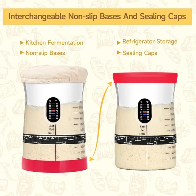 Thumbnail 5 de Coco Bird Pro Sourdough Starter Kit 50oz 🍞