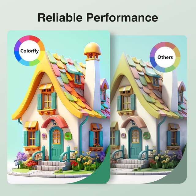 Thumbnail 6 de Colorfly Compatible T102 ink refill bottles for Epson EcoTank (ET-2710, ET-2711, ET-2712, ET-2714, ET-2715, ET-2720, ET-2721, ET-2726, ET-2810, ET-2815, ET-2820, ET-2821, ET-2825, ET-2826, ET-4700)