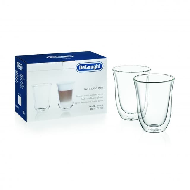 Imagen de DeLonghi Juego 2 tazas Latte Macchiato 220 ml en OfertitasTOP