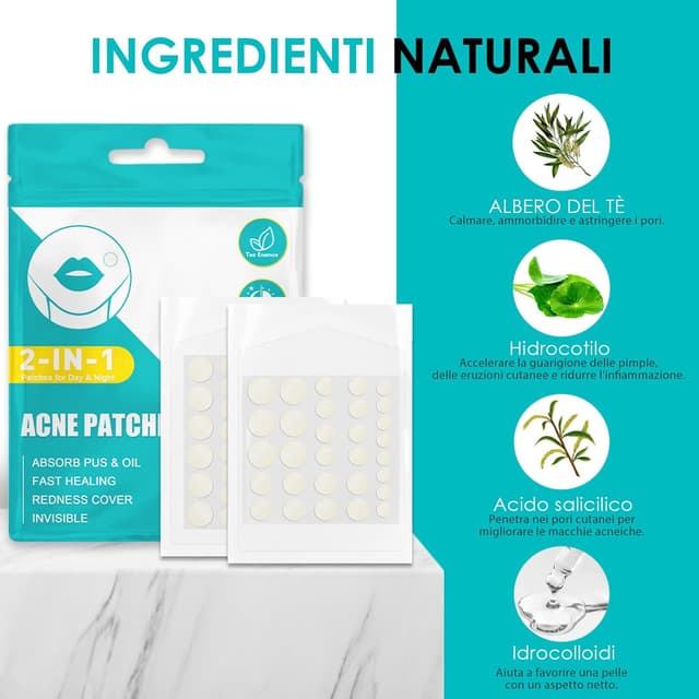 Thumbnail 2 de Patch Brufoli 264 pezzi 2-in-1 per acne 🩹