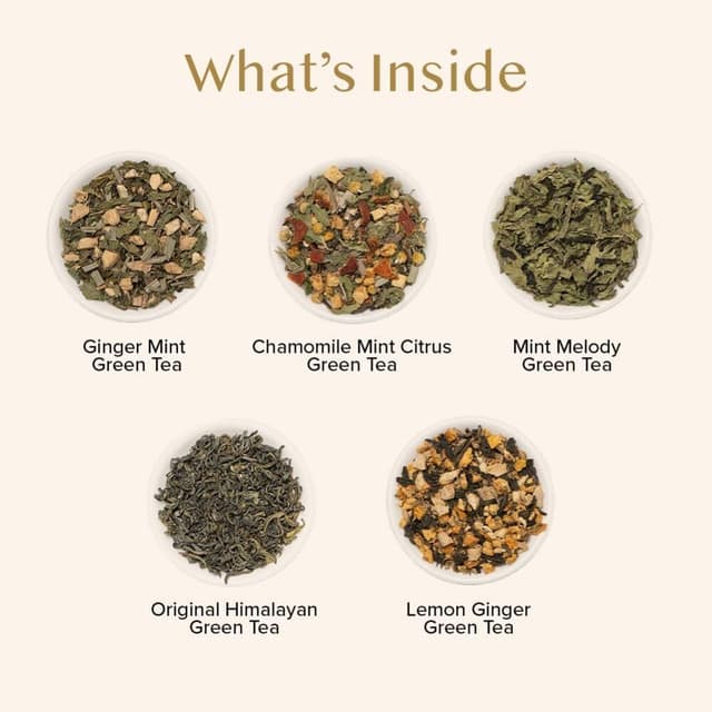 Detalle 2 de Taza de Té Verde Assortment 🌱 4x5 Variantes