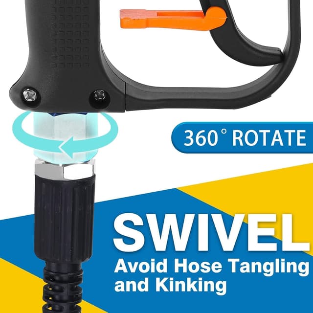 Detalle 2 de YUET pressure washer gun 5 nozzle tips