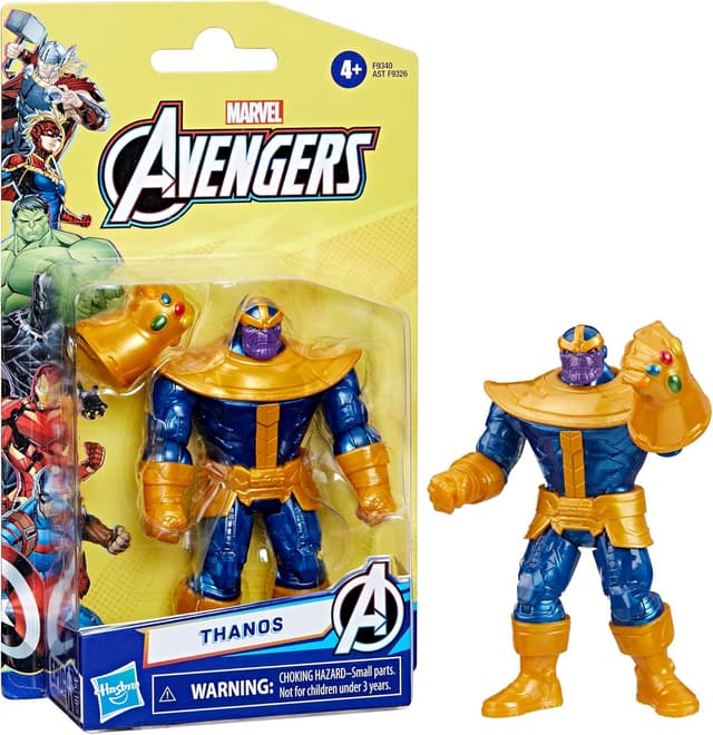 Detalle de Marvel Avengers Thanos - Figura Deluxe Epic Hero Series🦸
