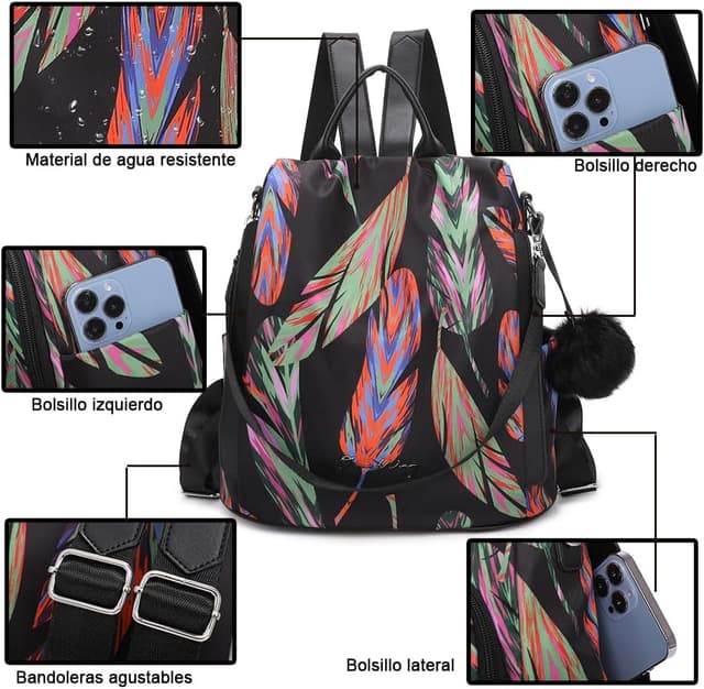 Thumbnail 6 de OLIVIA WONG Mochila antirrobo 12L