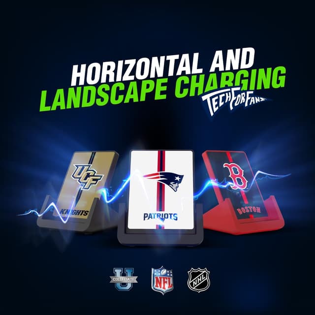 Detalle de SOAR NFL Wireless Charging Stand for Qi-Enabled Phones