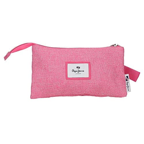 Thumbnail 2 de Pepe Jeans Luna Estuche triple rosa 22×12×5 cm 🎒
