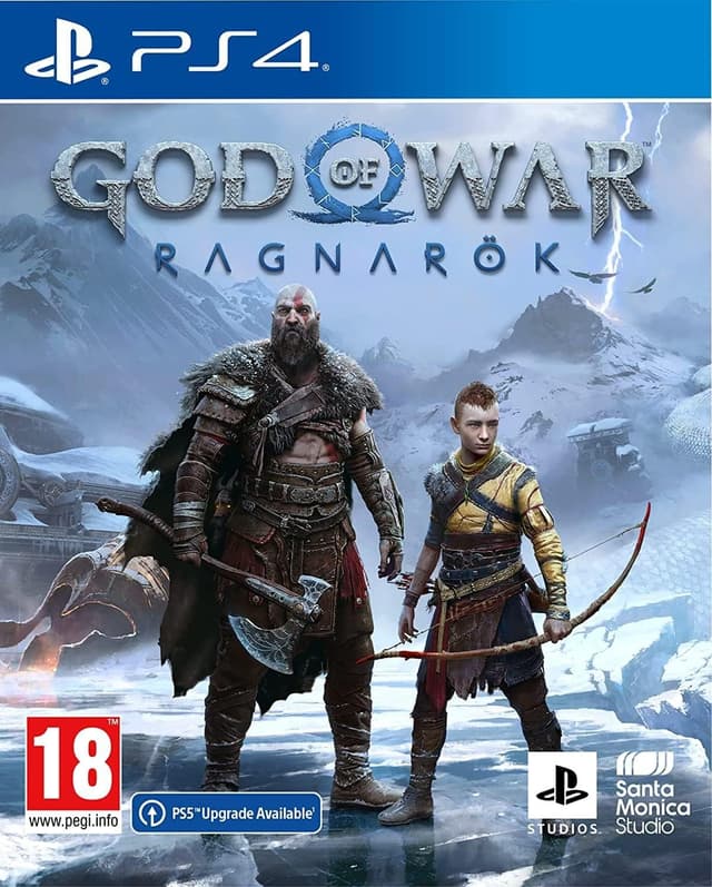 Detalle de God of War Ragnarök sur PS4 (édition standard) – Version physique Sony