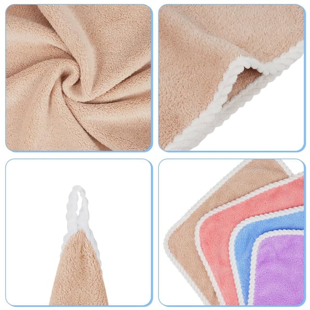 Thumbnail 4 de Aolso Babywaschlappen Korallenvlies 6er