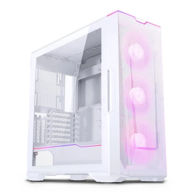 Detalle de Phanteks Eclipse G500A DRGB Torre Midi blanca con USB 3.0