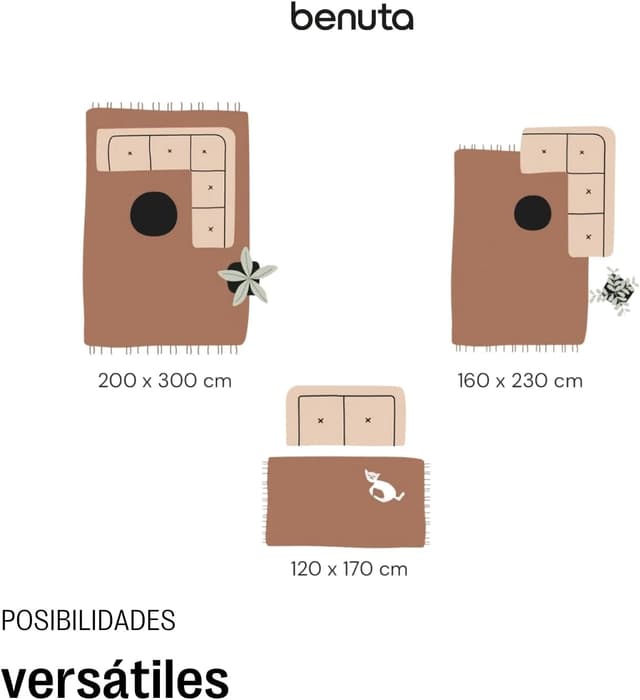 Thumbnail 5 de benuta Basic Claire Alfombra 240x340 cm