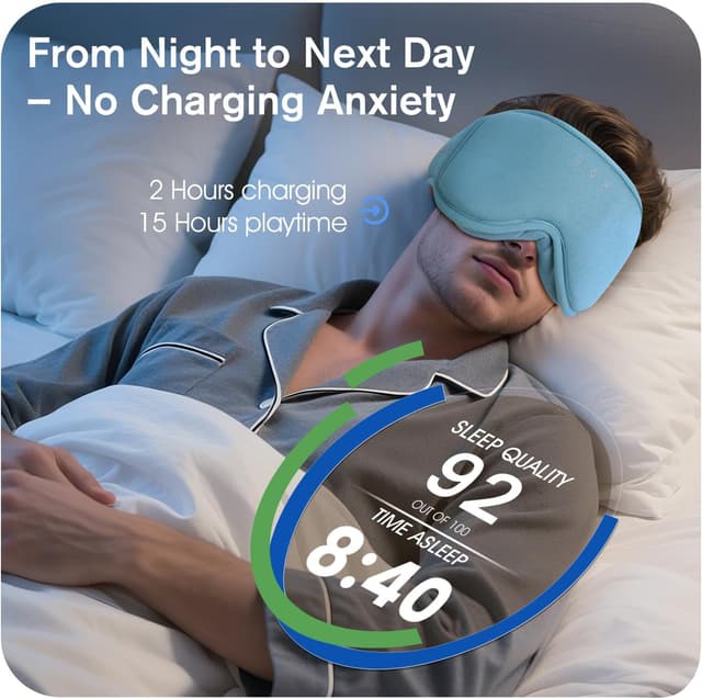 Thumbnail 4 de LC-dolida Bluetooth Schlafmaske mit 15 Std