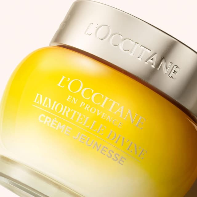 Detalle de L'Occitane Immortelle Divine Face Cream (50 ml) – anti-ageing moisturiser