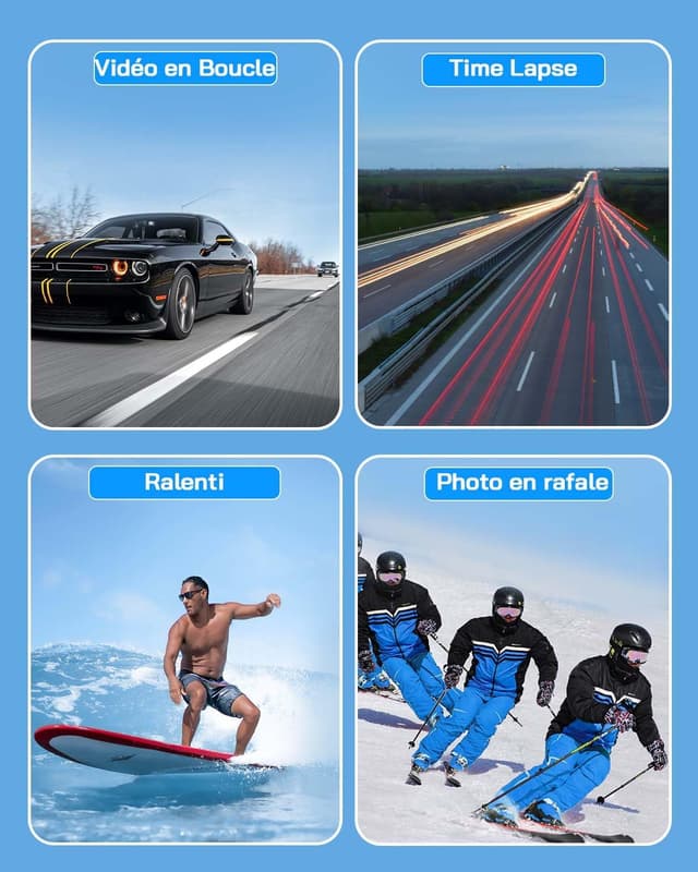 Thumbnail 6 de WOLFANG GA100 Caméra Sport 4K 30FPS 20 MP