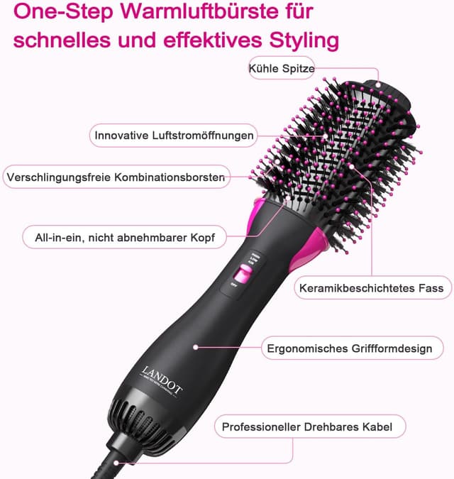 Thumbnail 6 de Warmluftbürste 2-in-1 One-Step Haartrockner