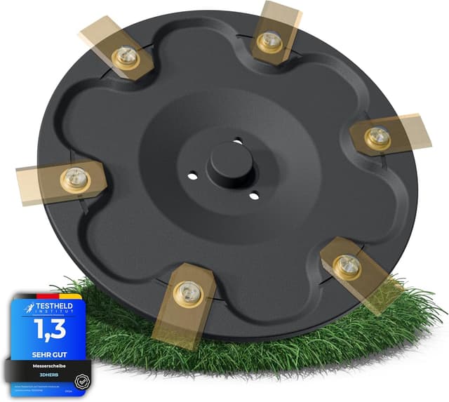 Detalle de 6-fach Messerscheibe kompatibel mit Segway Navimow i-Serie (i105E, i108E, i110n, i205 AWD, i208 AWD) – Premium Mähteller aus glasfaserverstärktem Kunststoff