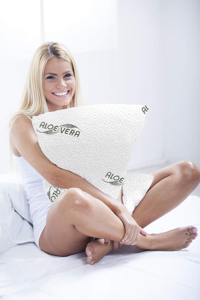 Detalle de Siebenschläfer Orthopädisches Nackenstützkissen 70×42 cm