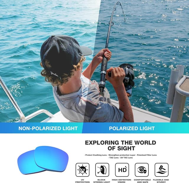 Detalle de RIVBOS RB832 Polarized Sports Sunglasses with TR90 Frame (Driving shades)