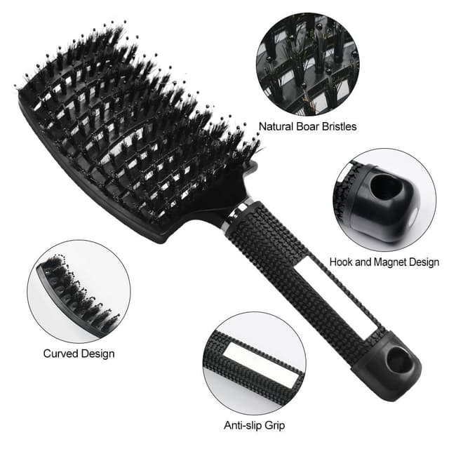 Detalle 2 de URAQT Haarbürste ohne Ziepen