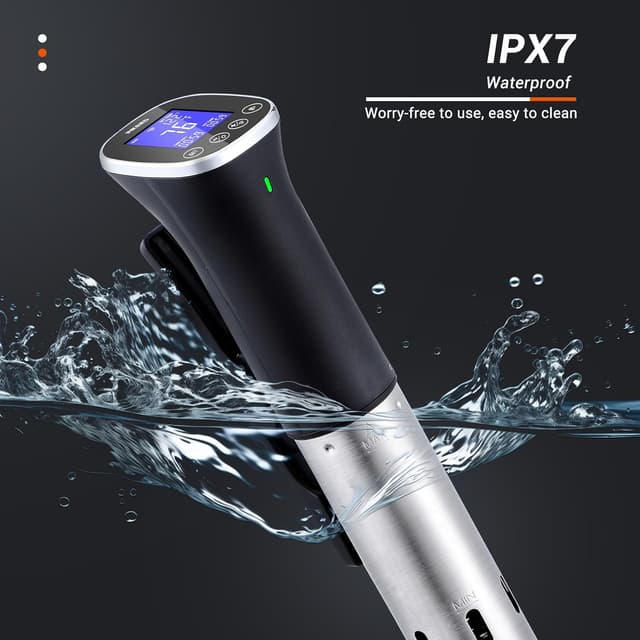 Thumbnail 3 de INKBIRD WiFi Sous Vide Cooker ISV-300W (1000W) with 14 Preset Recipes, Timer & IPX7 Waterproof Circulator