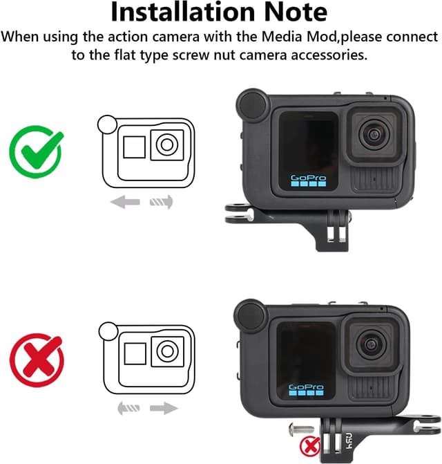 Detalle 2 de HSU Vertical Mount for GoPro 90-degree adapter