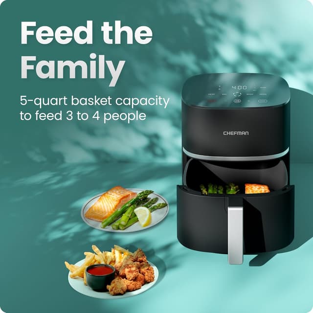 Thumbnail 2 de Chefman TurboX 5-Quart Air Fryer