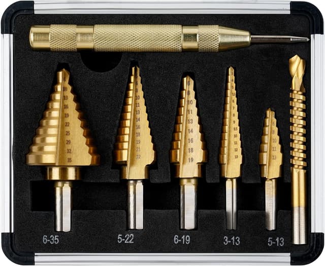 Detalle de Flintronic Brocas escalonadas 5 piezas