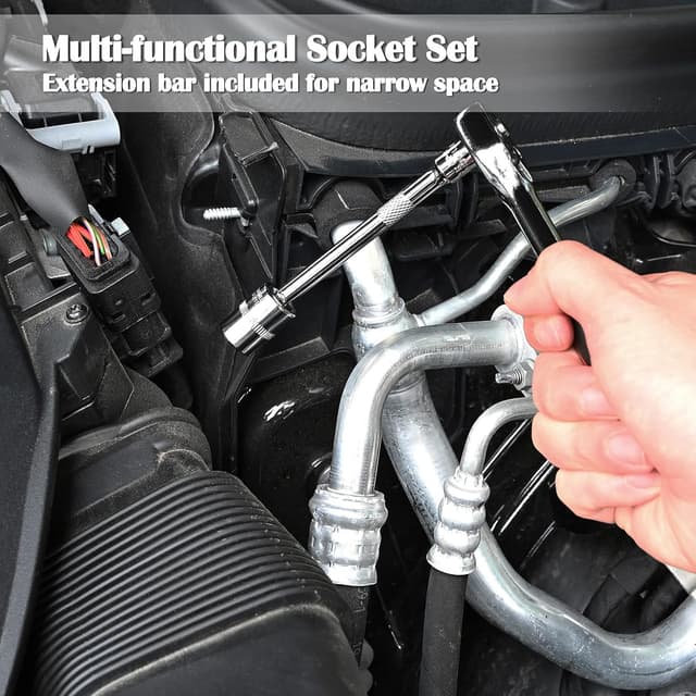 Thumbnail 5 de EGOFINE 46‑piece 1/4" drive socket set