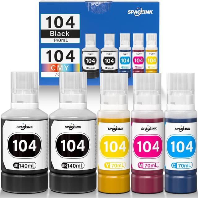 Thumbnail 6 de Tinte 104 Multipack kompatibel für Epson 2x140 ml Schwarz