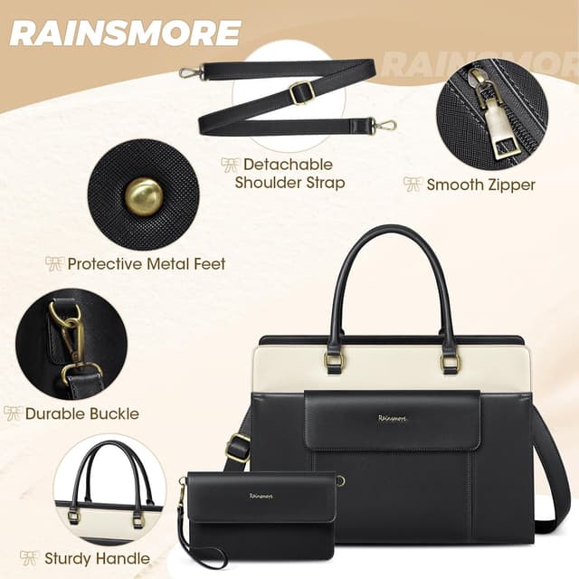 Thumbnail 6 de RAINSMORE Bolso Universidad Mujer 2 en 1