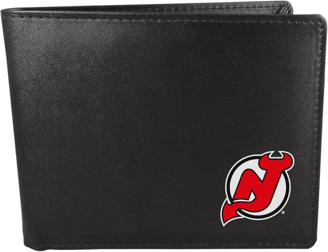 Detalle de NHL Men’s Bi-Fold Wallet with New Jersey Devils Logo