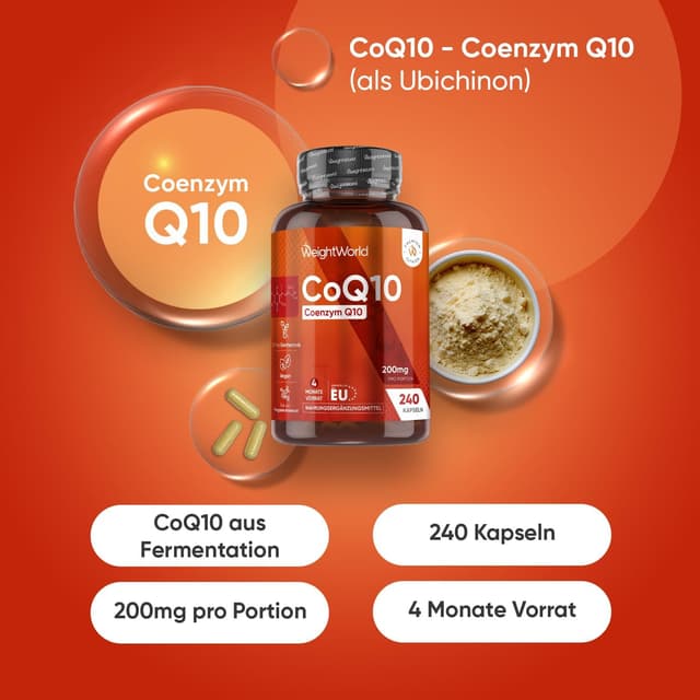 Detalle 2 de WeightWorld Coenzym Q10 200 mg đ