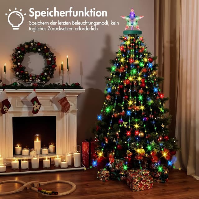 Thumbnail 6 de HELESIN Luci Albero di Natale 410 LED 2m