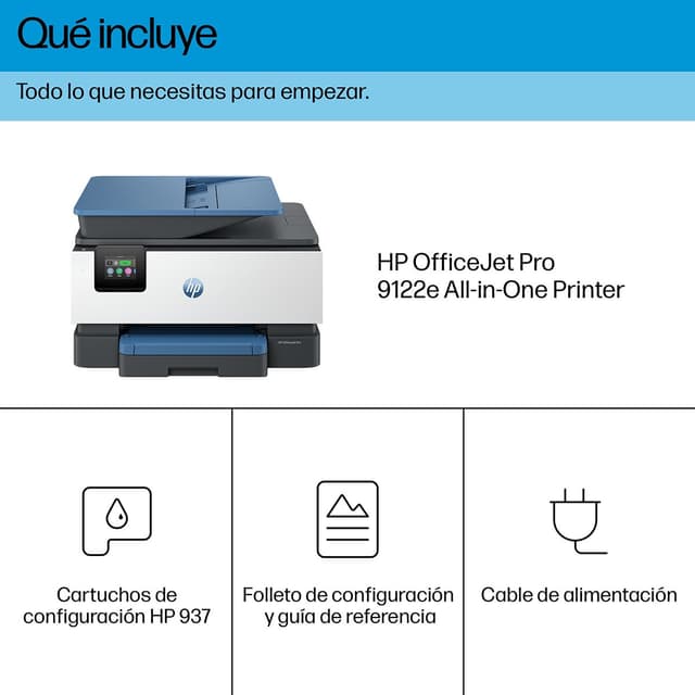 Thumbnail 4 de HP OfficeJet Pro 9122e impresora multifunción 📠