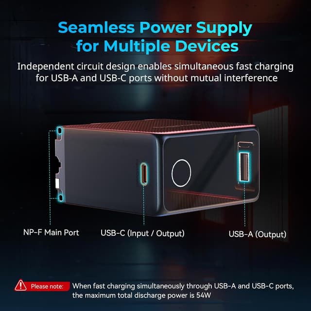 Thumbnail 6 de SMALLRIG 10500mAh replacement battery for Sony NP-F970