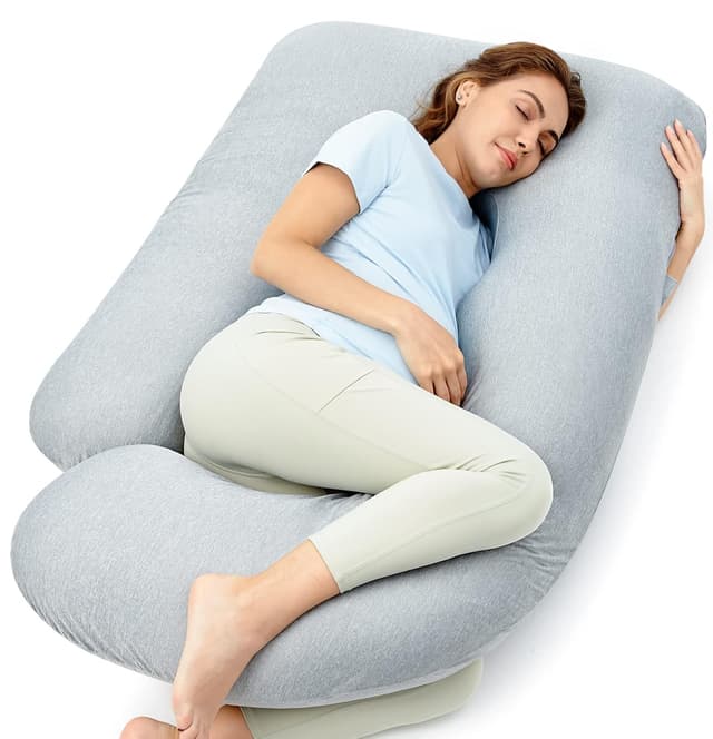 Detalle de Momcozy U-Shaped Pregnancy Pillow 57 Inch