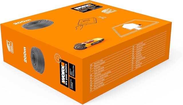 Detalle de WORX WA0177 filo perimetrale da 200 m per robot rasaerba Landroid nero