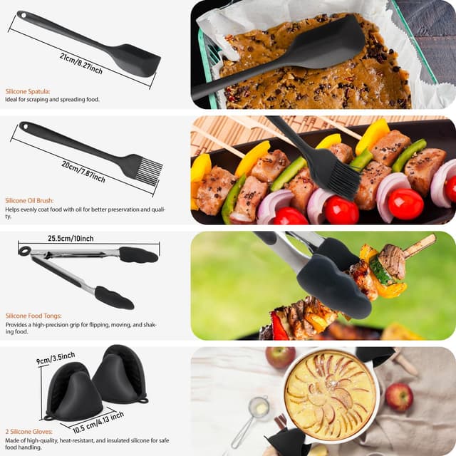 Detalle de Silikonform-Heißluftfritteuse-Zubehör für Ninja Foodi Flexdrawer AF500EU/AF500EUCP – 10,4 L + 2×5,2 L Set