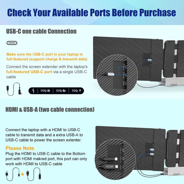 Detalle 2 de KEFEYA 14" Portable Monitor Extender