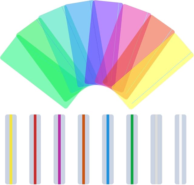Detalle de Vicloon Strisce di Lettura Guidate 16Pcs