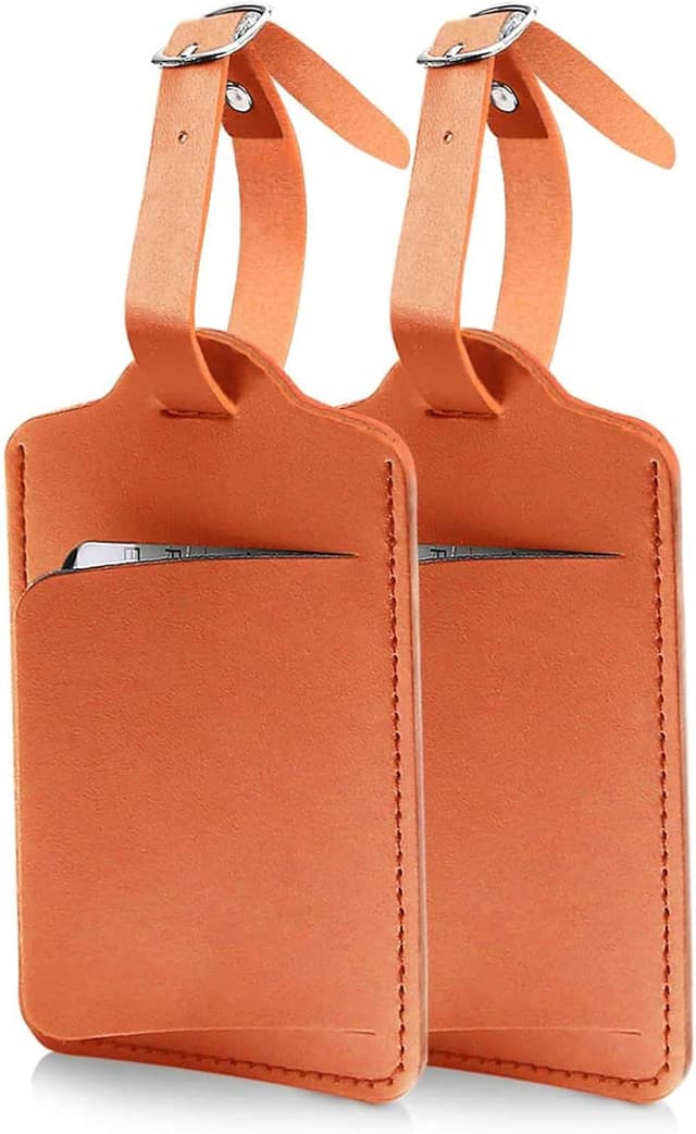 Imagen de flintronic Étiquettes de Bagage 2PCS Orange en OfertitasTOP