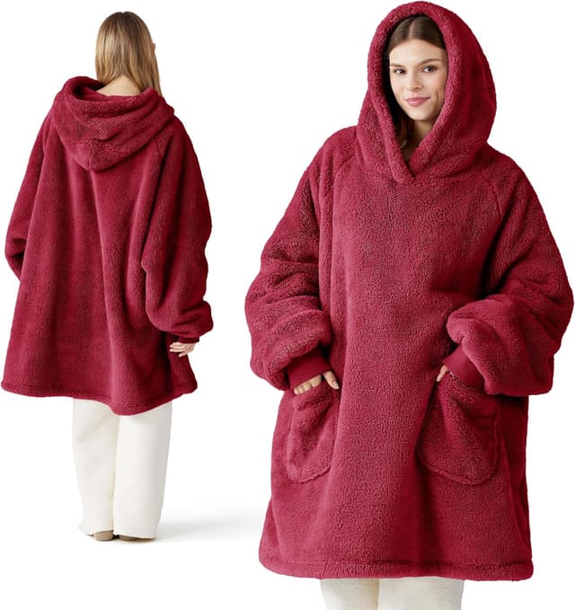 Imagen de Bedsure Wearable Blanket Hoodie L cosy wearable blanket en OfertitasTOP